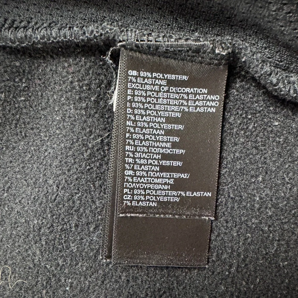 North Face Jacket Mens Extra Large Black Tenacious Full Zip Fleece Mock Neck XL
